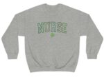 Varsity Nurse St Patricks Day Sweatshirt - Image 5